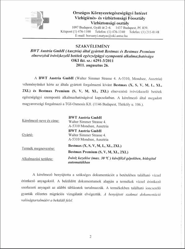 匈牙利ANTSZ认证证书